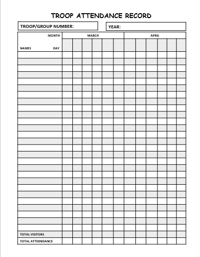 Troop Leader Planner 2024 - 2025  